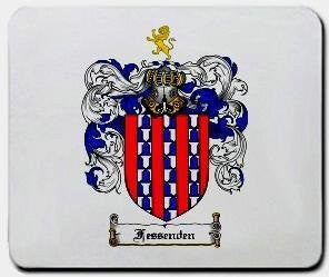 Fessenden coat of arms mouse pad