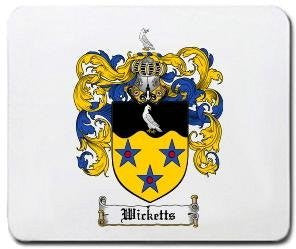 Wicketts coat of arms mouse pad