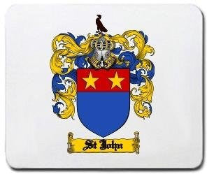 St-john coat of arms mouse pad