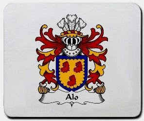 Alo coat of arms mouse pad