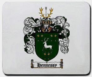 Hennessy coat of arms mouse pad