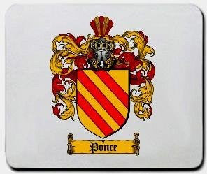 Ponce coat of arms mouse pad