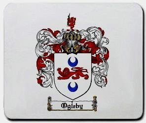 Ogleby coat of arms mouse pad