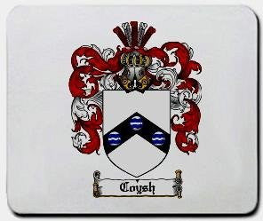Coysh coat of arms mouse pad