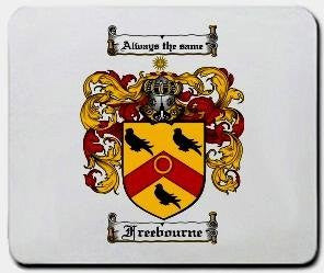 Freebourne coat of arms mouse pad