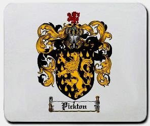 Pickton coat of arms mouse pad