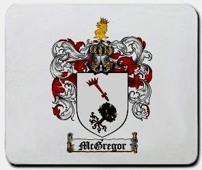 Mcgregor coat of arms mouse pad