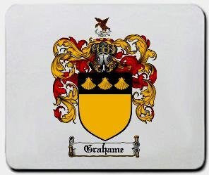Grahame coat of arms mouse pad