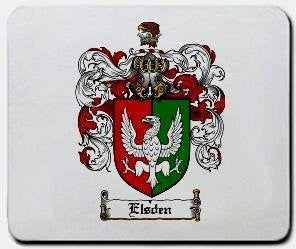 Elsden coat of arms mouse pad