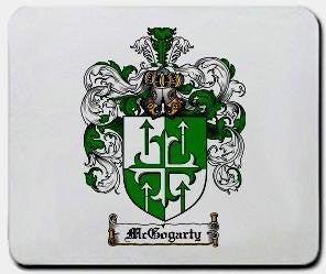 Mcgogarty coat of arms mouse pad