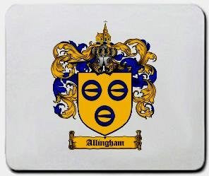 Allingham coat of arms mouse pad