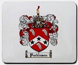 Parkinson coat of arms mouse pad