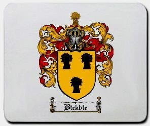 Bickbie coat of arms mouse pad