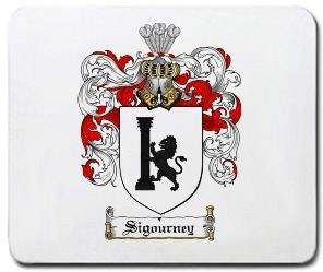 Sigourney coat of arms mouse pad