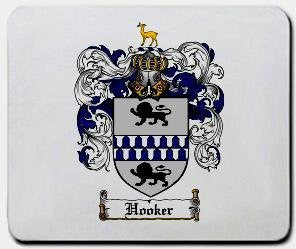 Hooker coat of arms mouse pad