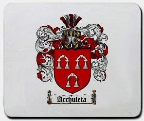 Archuleta coat of arms mouse pad