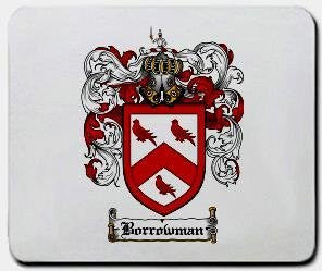 Borrowman coat of arms mouse pad