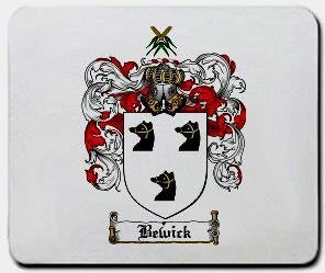 Bewick coat of arms mouse pad