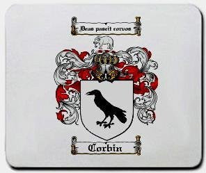 Corbin coat of arms mouse pad