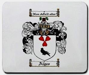 Algeo coat of arms mouse pad