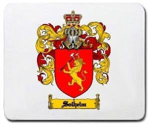 Solheim coat of arms mouse pad