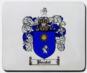 Boutet coat of arms mouse pad