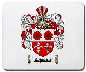 Schueller coat of arms mouse pad