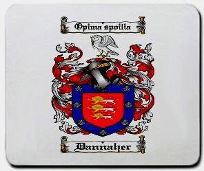 Dannaher coat of arms mouse pad