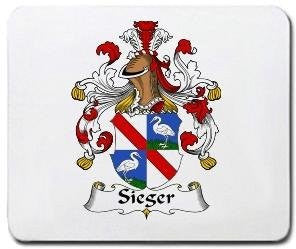 Sieger coat of arms mouse pad