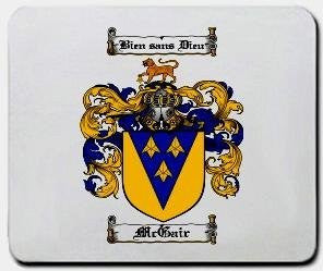 Mcgair coat of arms mouse pad
