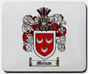 Meenan coat of arms mouse pad