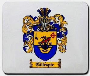 Gillespie coat of arms mouse pad