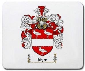 Syer coat of arms mouse pad