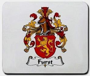 Furst coat of arms mouse pad