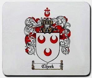 Cheek coat of arms mouse pad