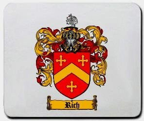 Rich coat of arms mouse pad