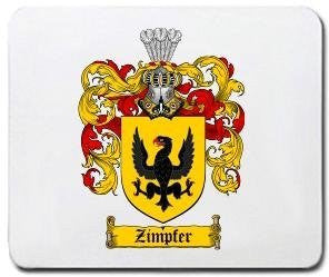 Zimpfer coat of arms mouse pad