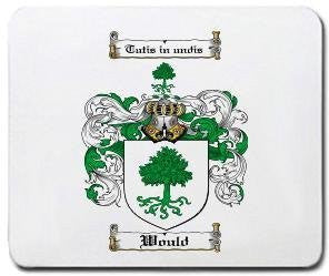 Would coat of arms mouse pad