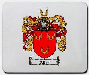 Alten coat of arms mouse pad