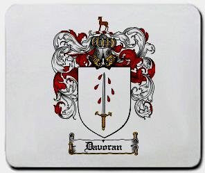 Davoran coat of arms mouse pad