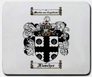 Flescher coat of arms mouse pad