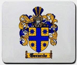 Gerardo coat of arms mouse pad