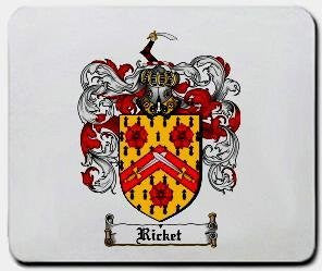 Ricket coat of arms mouse pad