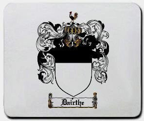 Dairthe coat of arms mouse pad