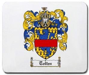 Totten coat of arms mouse pad