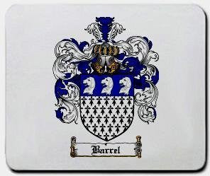 Barrel coat of arms mouse pad