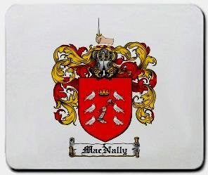 Macnally coat of arms mouse pad