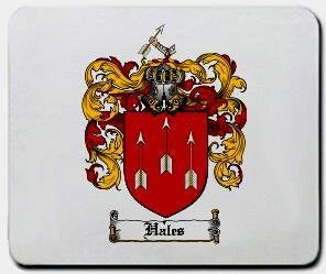 Hales coat of arms mouse pad