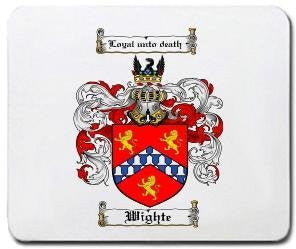 Wighte coat of arms mouse pad