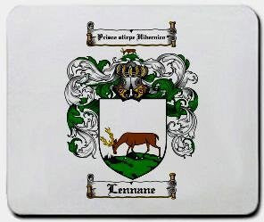 Lennane coat of arms mouse pad